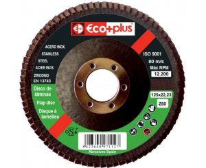 DISCO ABRATOOLS LAMINAS ZIRCONIO 125x22 EZ060