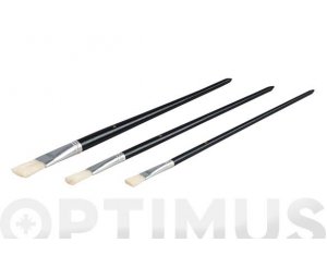 PINCEL PARA RETOQUES PLANO SET 3 UDS Nº 8-12-16