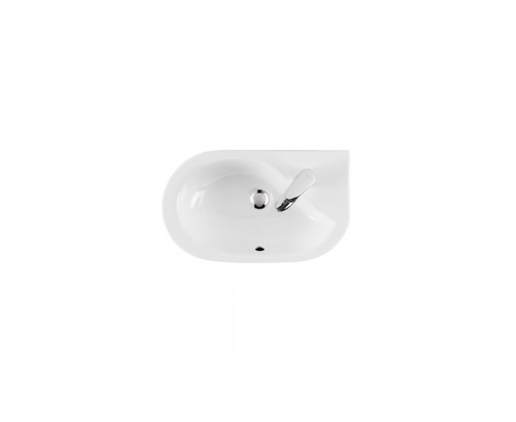 LAVABO DOURO ANGULAR 31 31x51 C/ORIFICIO BLANCO