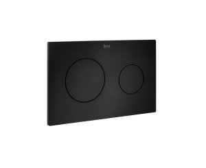 PLACA ACCIONAMIENTO PL10 DUAL NEGRO MATE