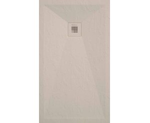 PLATO DUCHA STONE PLUS 156x80 CREMA PIZARRA