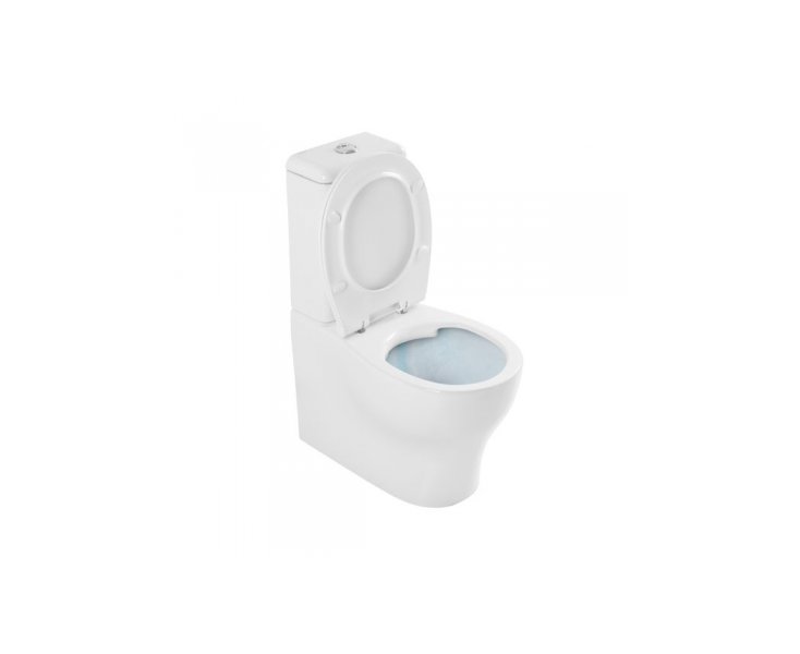 TAZA SANPROJECT ADOSADO PARED FIJACION OCULTA RIMFLUSH BL.