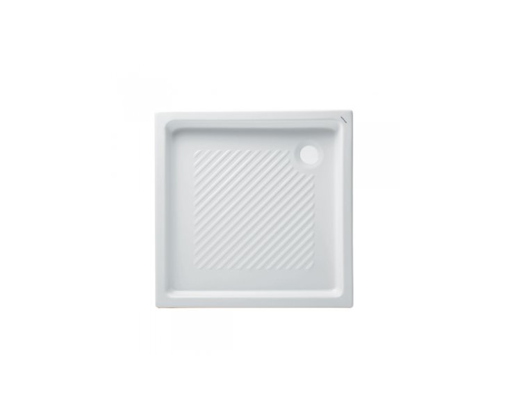 PLATO DUCHA PORCELANA MORAIRA 80x80 BLANCO