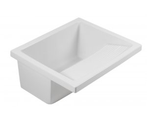 LAVADERO RIBA 75 PORCELANA BLANCO