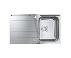 FREGADERO INOX K500 860x500 1C SOBRE ENCIMERA C/ESCURRIDOR