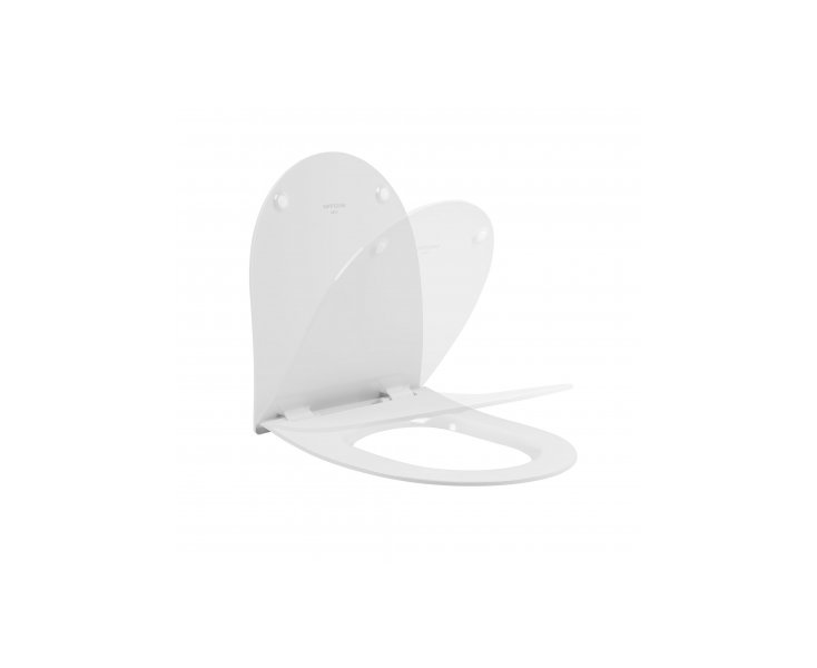 ASIENTO WC URBY SLIM CAIDA AMORTIGUADA EASYCLIP BLANCO