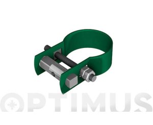 ABRAZADERA TENSOR PLASTIFICADA VERDA MONTADA Ø 48 