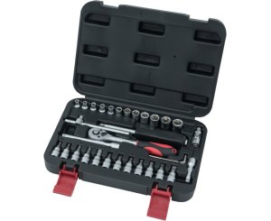 MALETIN LLAVES VASO 1/2" SET 1/4" 33PZ OFERTA