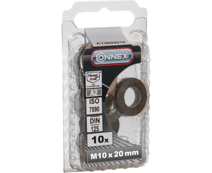 ARANDELA 125 INOX 10.5x20MM BLISTER 10UD