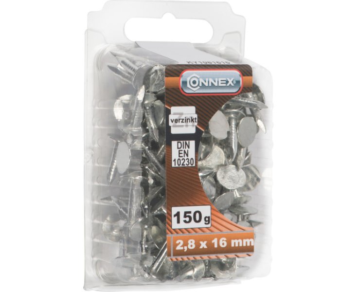 CLAVOS AISLAMIENTO CINCADOS 2.8x16 BLISTER 150GR
