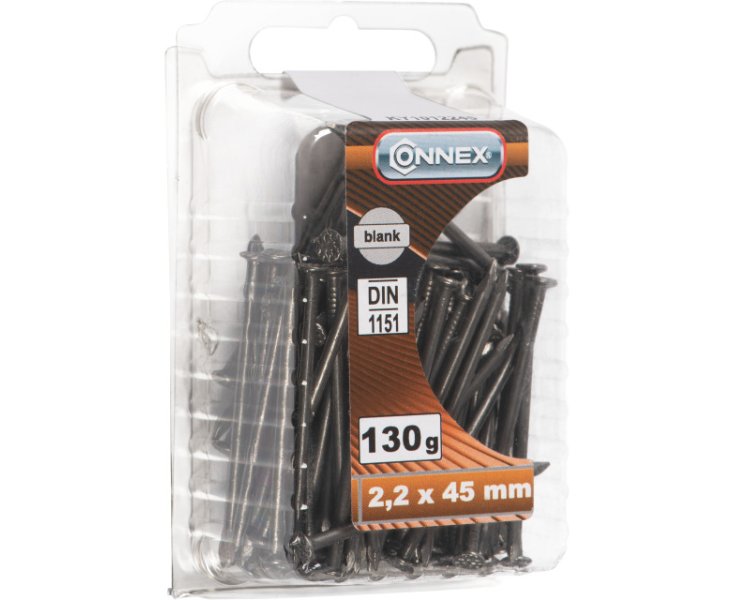 CLAVOS METAL CABEZA PLANA 2.2x45 BLISTER 130GR