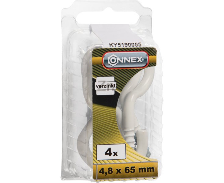 HEMBRILLA DE TEND.COPRE BLANCA 4.8x65 BLISTER 4UD