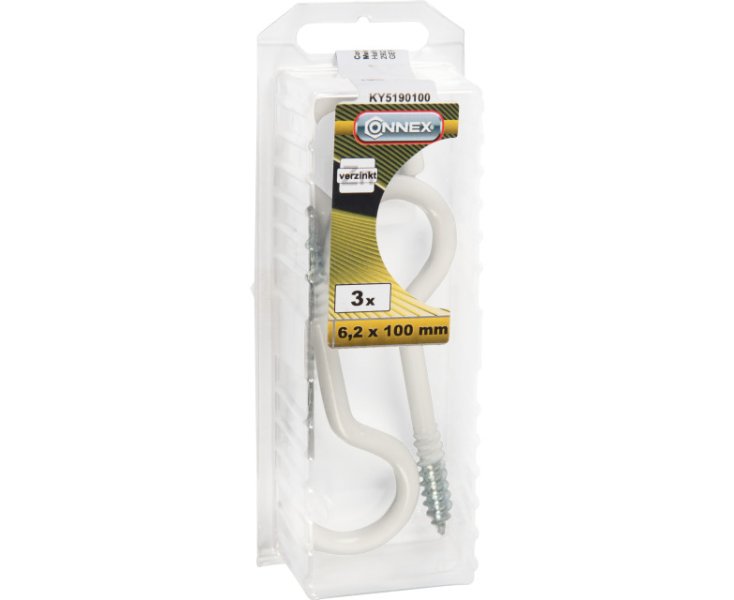 HEMBRILLA DE TEND.COPRE BLANCA 6.2x100MM BLISTER 3UD