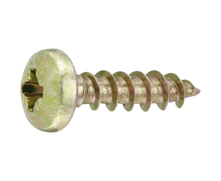 TIRAFONDOS GALVANIZADOS CABEZA REDONDA 3.0x12 BLISTER 200UD