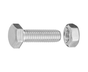 TORNILLO CABEZA HEXAGONAL C/TUERCA CINC. M6x20 BLISTER 30UD