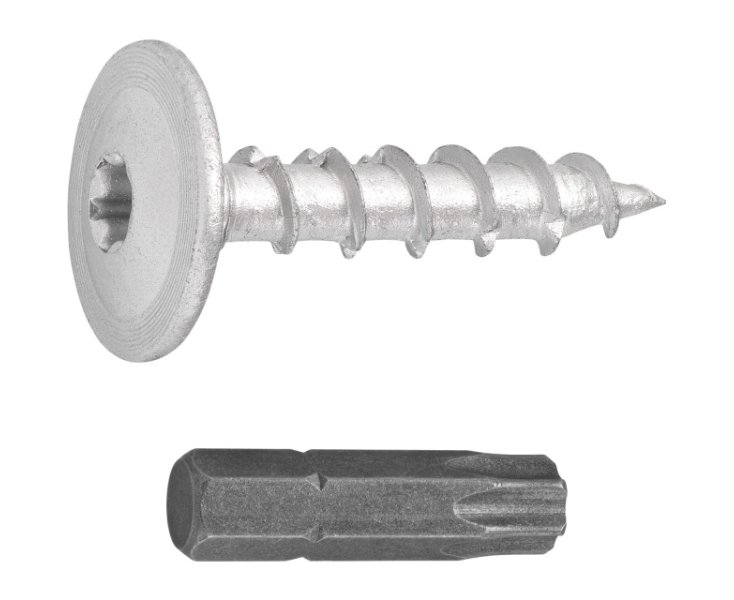 TORNILLO P/POSTE CINCADO TX40 8.0x40MM BLISTER 20UD
