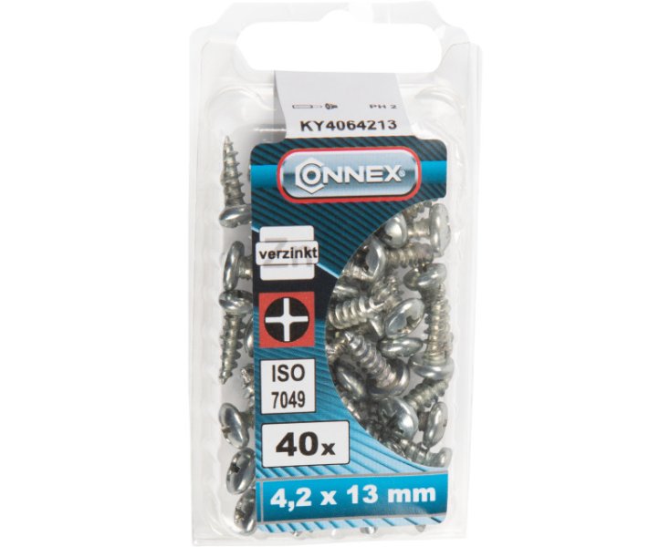 TORNILLOS APERFORANTES CINCADOS 4.2x13 BLISTER 40UD