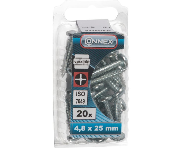 TORNILLOS APERFORANTES CINCADOS 4.8x25 BLISTER 20UD