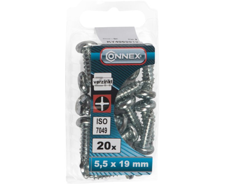 TORNILLOS APERFORANTES CINCADOS 5.5x19 BLISTER 20UD