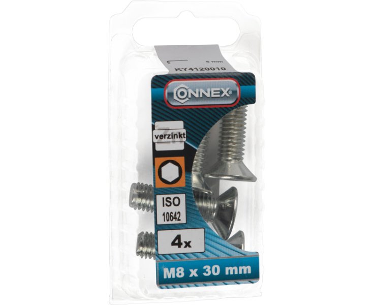 TORNILLOS DE ROSCA CINCADO 7991 M8x30 BLISTER 4UD
