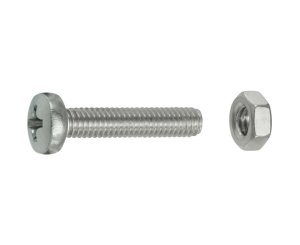 TUERCAS CABEZA CILINDRICA FRESADA INOX M4x20 BLISTER 16UD