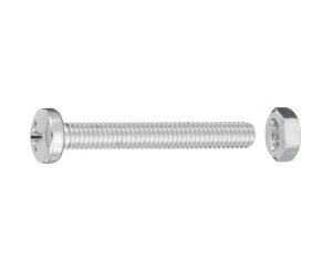 TUERCAS CABEZA CILINDRICA RANURADA 4x30 BLISTER 10UD