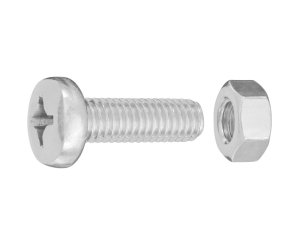 TUERCAS CABEZA CILINDRICA RANURADA 6x20 BLISTER 8UD