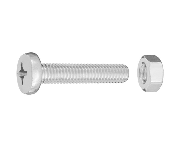 TUERCAS CABEZA CILINDRICA RANURADA 6x30 BLISTER 6UD