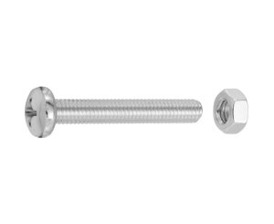 TUERCAS CABEZA CILINDRICA RANURADA 6x40 BLISTER 4UD