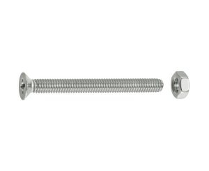 TUERCAS CABEZA PLANA FRESADA A4 4x40 BLISTER 8UD