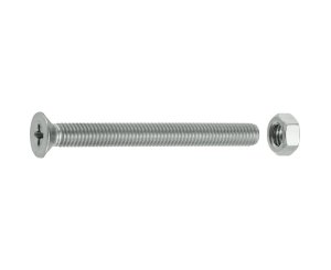 TUERCAS CABEZA PLANA FRESADA A4 5x50 BLISTER 4UD
