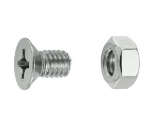 TUERCAS CABEZA PLANA FRESADA A4 6x10 BLISTER 12UD