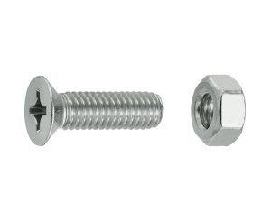TUERCAS CABEZA PLANA FRESADA A4 6x20 BLISTER 8UD