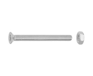TUERCAS CABEZA PLANA FRESADA CINCADA 3x30 BLISTER 20UD