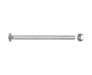 TUERCAS CABEZA PLANA FRESADA CINCADA 5x80 BLISTER 8UD