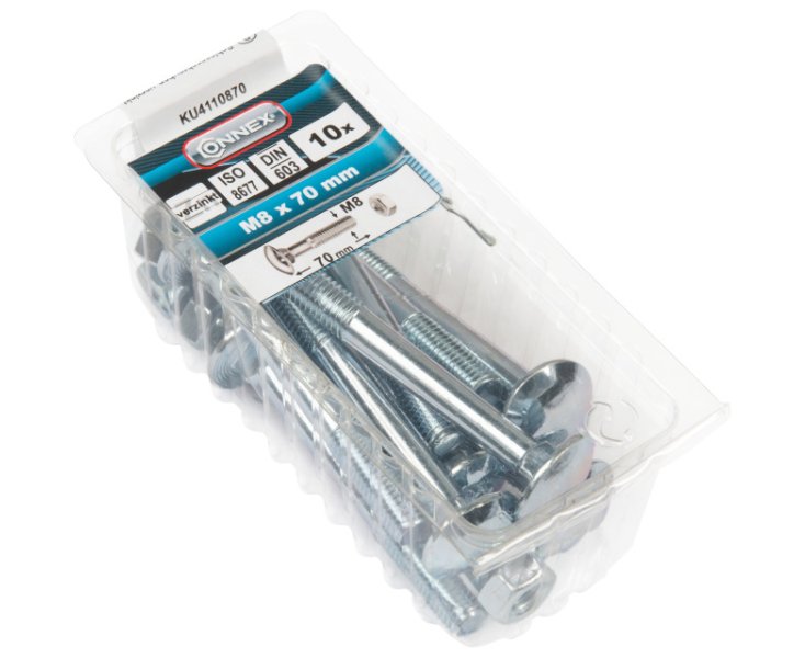 TUERCAS TRC 603 CINCHA 8x70 BLISTER 10UD
