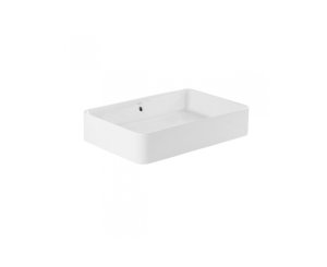 LAVABO SANLIFE S/ENCIMERA 60x40 S/ORIFICIO BLANCO