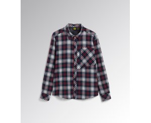 CAMISA CHECK CORTINA D0219-ROJO/AZUL/GRIS T-XL