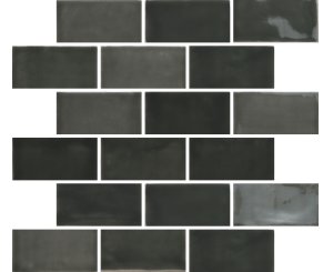 NEW ZELLIGE OLIVE BRILLO 6.5x13x0.9