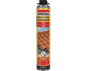 SOUDAL ESPUMA TEJAS PISTOLA ROJA