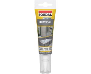 SOUDAL SILICONA UNIVERSAL TRANSLUCIDA BLISTER 80ml.