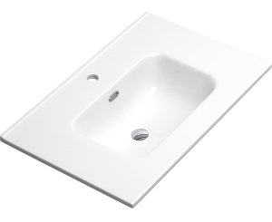 LAVABO PARA MUEBLE 070x046 LOKI BLANCO 