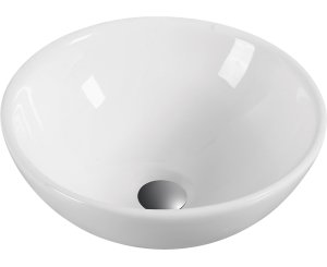 LAVABO S/ENCIMERA 040x040 OTTO CIRCULAR BLANCO