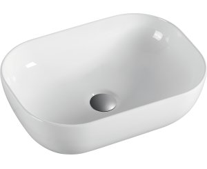 LAVABO S/ENCIMERA 046x033 DUE BLANCO