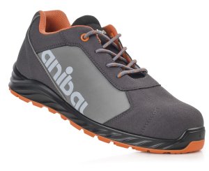 ZAPATOS MICROFIBRA FLEXUM Z3 S3 SRC GRIS-NARANJA Nº44