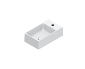 LAVABO NEW ZERO 40 UP 40x23 SUSPENDIDO BLANCO