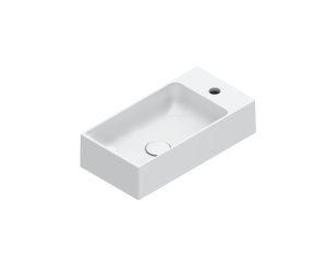 LAVABO NEW ZERO 50 UP 50x25 SUSPENDIDO BLANCO