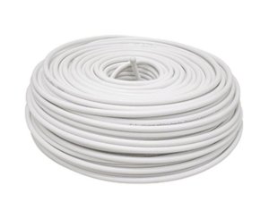 MANGUERA REDONDA H05VV-F 2x1mm2 10m BLANCA