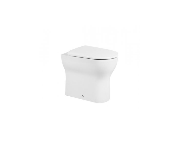 TAZA WINNER CONFORT ADOSADO PARED RIMFLUSH S/D BLANCA