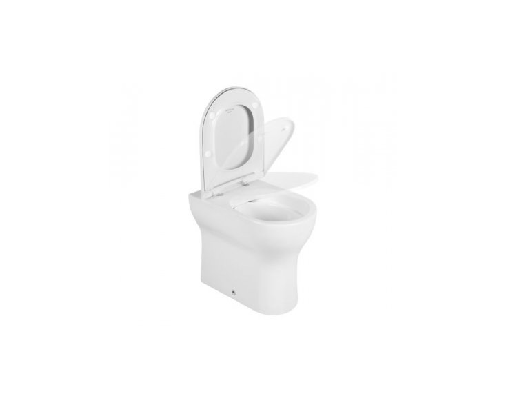 TAZA WINNER CONFORT ADOSADO PARED RIMFLUSH S/D BLANCA
